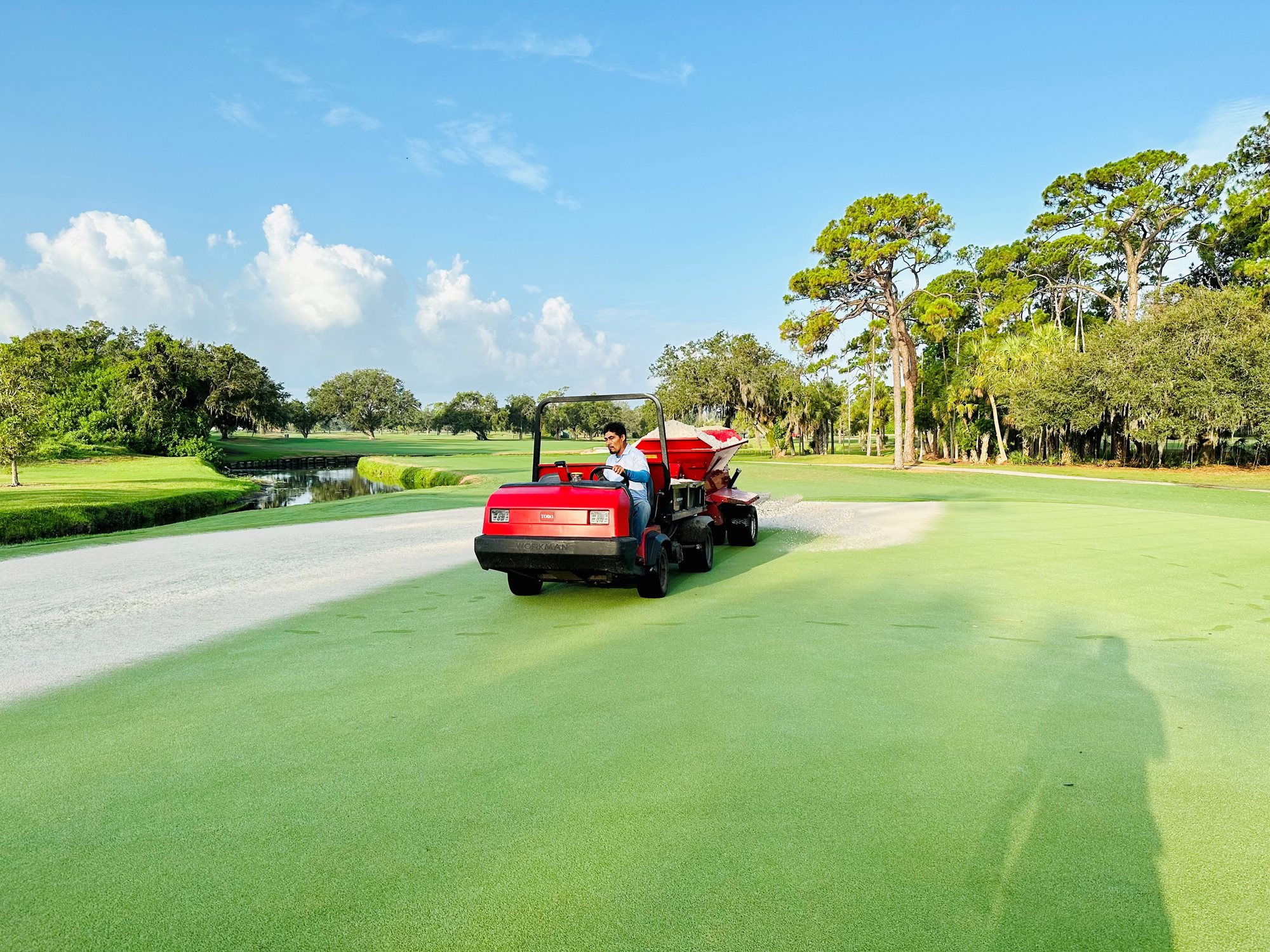 #5 Green Topdressing before Aerification - July 11, 2023