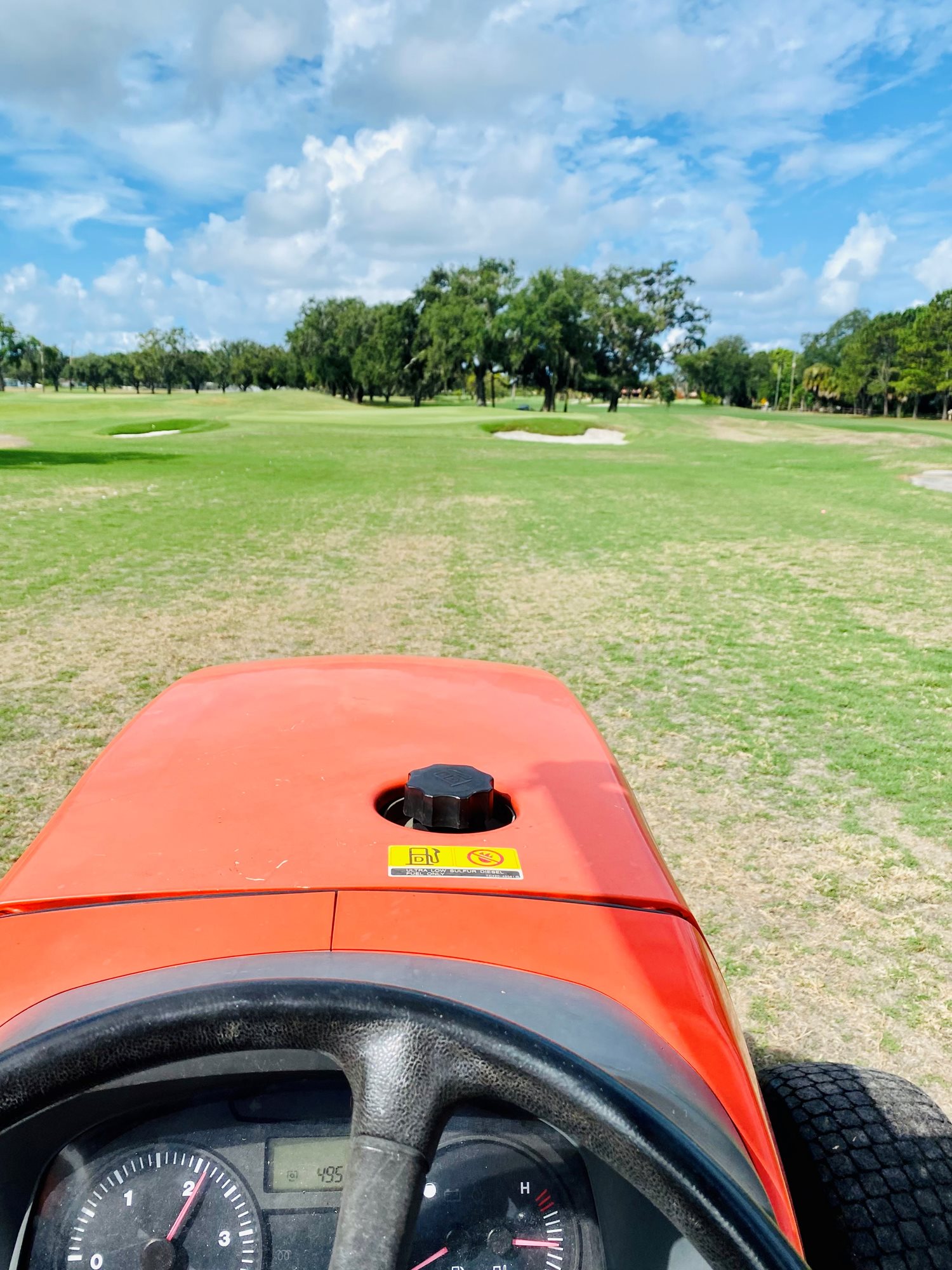 #3 Fairway Fertilizing 10 days after Sprigging - July 7, 2023